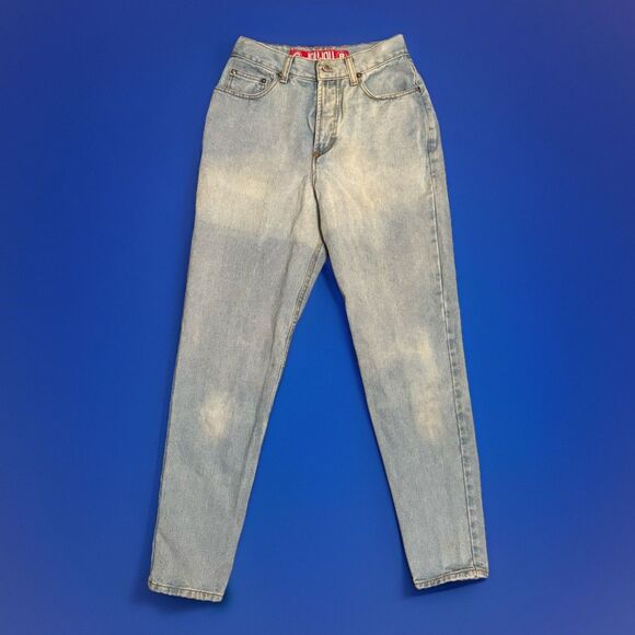 Vintage 90s Joujou High Waisted Acid Washed Straight Leg Jeans Size 9/10 - Picture 1 of 7